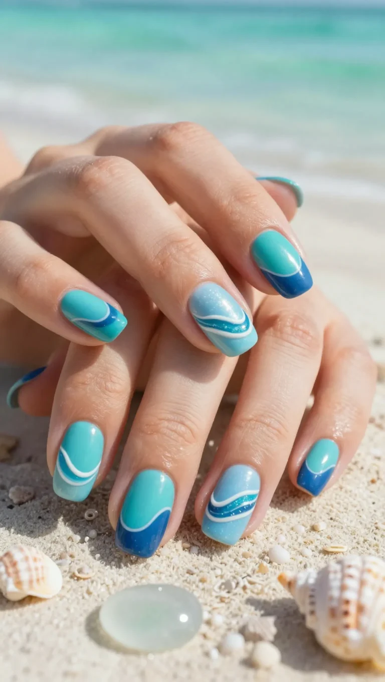 5 Short Beach Nails: Cute, Trendy & Easy Summer Nail Ideas